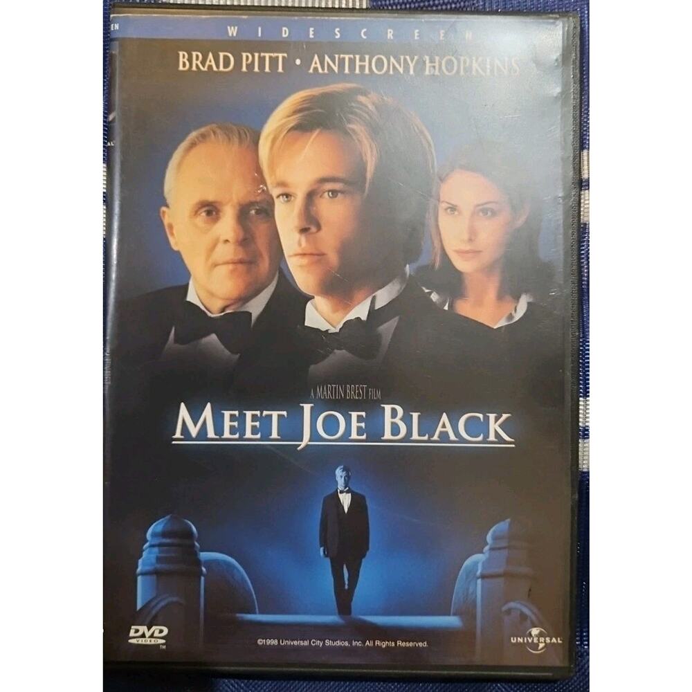 Meet Joe Black (DVD, 1998) Slimcase. Cropped Artwork. Tested